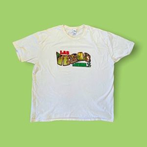 StarTee “Las Vegas Nevada” Cream Colored Tee Shirt | Size 2XL